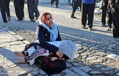 زمین لرزه ۱۳۹۶ ازگله کرمانشاه
