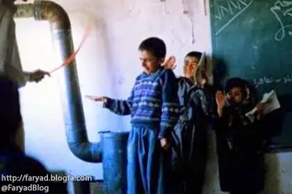 کتک های دهه شصتی ها در مدرسه کتک از جمله وسایل کمک آموزشی